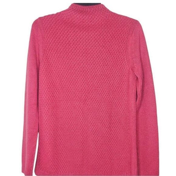 TALBOTS Beautiful Knit Mock Neck Sweater Button XS - Picture 2 of 4